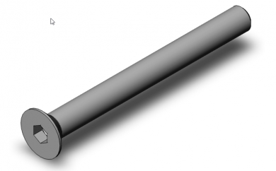 Vis À Tête Fraisée M6X50 Din7991 R 