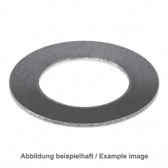 Rondelle d'ajustage 8x14x1 DIN988 A2 