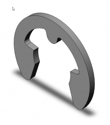 Circlips 4 DIN6799 r 