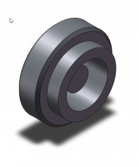 Tête de vis moletée f M5 
