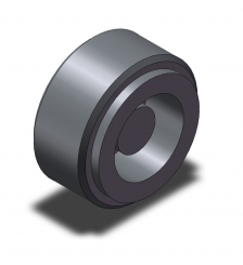 Tête moletée pour vis M3 