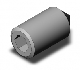 Vis pointeau M6x10 (vendu par 100) 