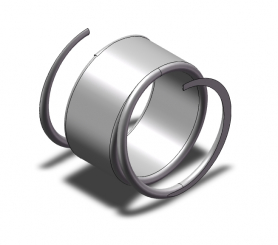 Ressort De Pression 0,8X10,8X45,5 