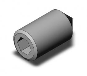 Vis sans tête HC M4x8 