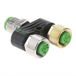 Connecteur Y M12-M12 1:1 