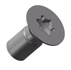 Vis à tête fraisée TX-M6x12 ISO14581r 