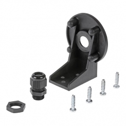 Equerre colonne lum. avec tube 