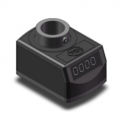 Num. Visualisation De Cotes Debout Noir 