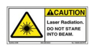 Ansi Pda Caution-Laser Radiation 
