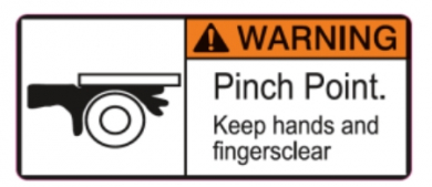 Ansi Pda Warning Pinchpoint Band 