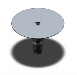 Flasque Fixe 40016 vertical régulé 