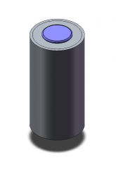 Rouleau renvoi 8 Alu D.44,5x90 