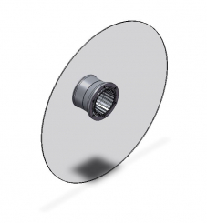 Flasque mobile D=500 mandrin 76 mm 