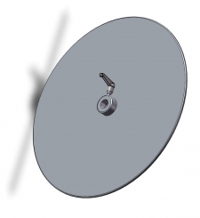 Flasque mobile d40090 axe20 