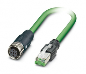 PXC.Cable M12 male 4p 10m X3 Ethernet 