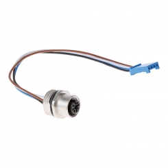 Con M12 femelle 5pts fiche X15X16 