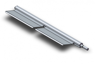 Ensemble lame ressort complet 160 mm 