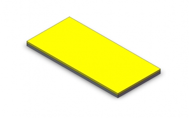 Plaque de contre appuis H150xL354 