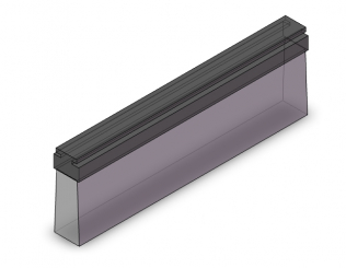 Brosse lang. rigide 16 - 45x0,3 