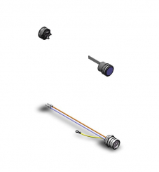 Bouton-Poussoir + Fiche D'Alimentation 