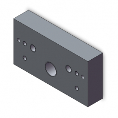 Plaque 20X53X100 Dérouleur 