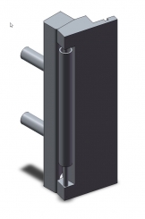 Support lang 160 mm 75° rapide 