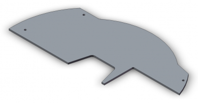 Plaque 5X243X526 De L'Étoile De Rotation 