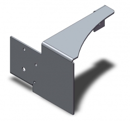 Tôle 2X217X125 Pour Bak C-4 Droite 