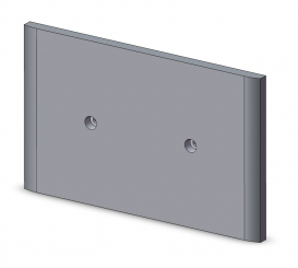 Plaque 130X80X4,73 Pvc 