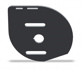 Tôle 2x74x76,5 (remplace 70008383) 