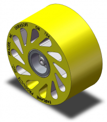 Rouleau séparateur jaune H152C, R 