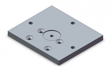 Plaque 11x120x140 Adaptateur Videojet D 