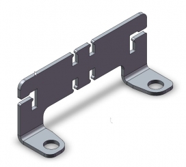 Feuille de décharge de traction 2x53,7x8 