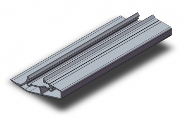 Profilé 164,6 Plaque de serrage 16 