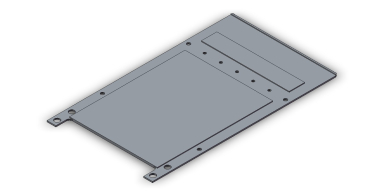 Tôle 2X98X172,5 Revêtement Ptfe 
