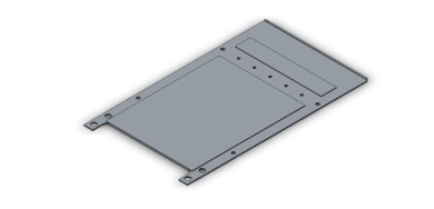 Tôle 2X98X172,5 Bord Poli 