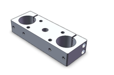 Plaque 39X74X208 M6-D8H11(4X) 