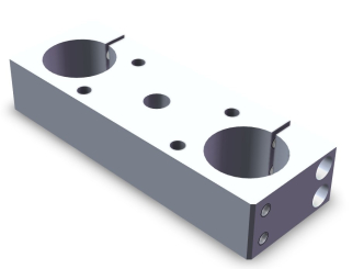 Plaque 39X74X208 M8(4X) 