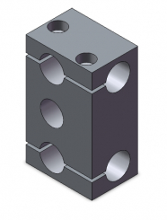 Bride double support 90° 