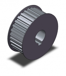 Poulie 21_T5/30-2 D=15H7 