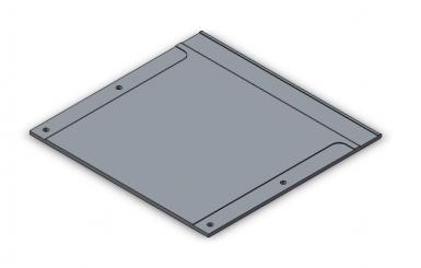 Arête 8 pour lame ressort 040M 