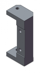 Support rouleau caoutchouc prisma 