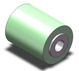 Rouleau presseur  Ø 20x27mm 