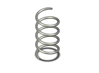 Ressort de pression 0,4X4X8 