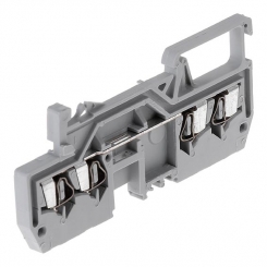 Borne grise 4 conducteurs 