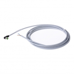 Câble M8 femelle coudé 4p2M 